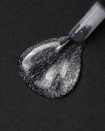 LUXIO Top SILVER 15мл Топ с шиммером с л/с