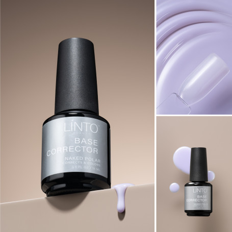 LiNTO   База камуфлирующая  15мл  Base  NAKED POLAR