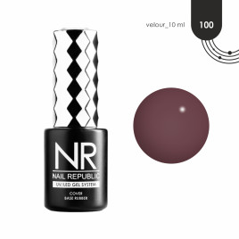 NAIL REPUBLIC   Base VELOUR   #100   10мл   База камуфлирующая цветная