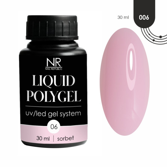 NAIL REPUBLIC   Liquid Polygel   #06   30мл   Жидкий полигель