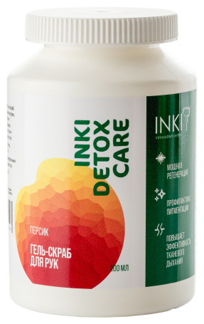 INKI   Гель-скраб для рук персик   200мл