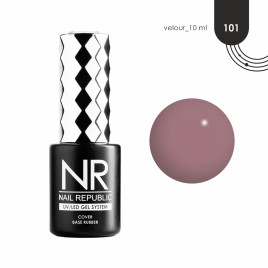 NAIL REPUBLIC   Base VELOUR   #101   10мл   База камуфлирующая цветная