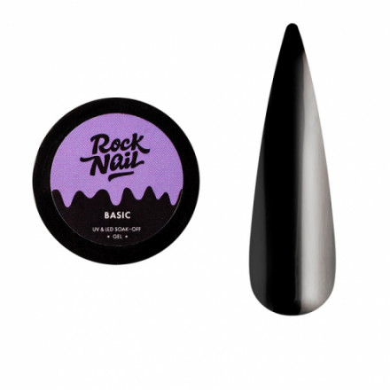 RockNail Гель-краска 02 Total black 3гр