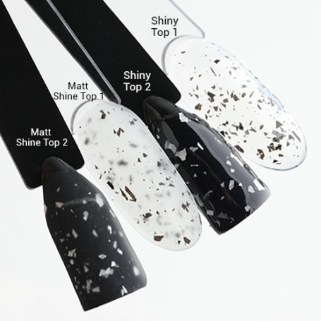 ONE NAIL   Top MATT SHINY   #2   15мл   Топ матовый без л/с с шиммером