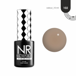 NAIL REPUBLIC   Base VELOUR   #102   10мл   База камуфлирующая цветная