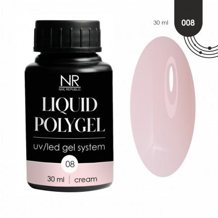 NAIL REPUBLIC   Жидкий полигель   LIQUID POLYGEL   #08   30мл