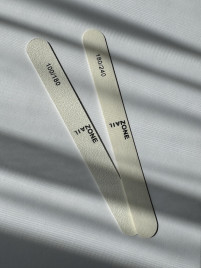 ONE NAIL   Пилка прямая на пластике   БЕЛАЯ   180/240   (50шт)   [40]   Limited