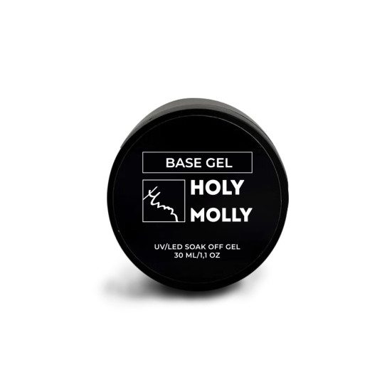 HOLY MOLLY   База прозрачная   Base   GEL   30мл   (шайба)
