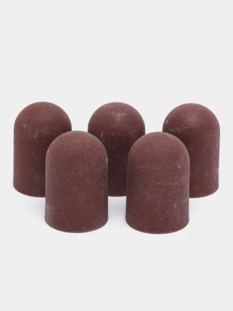 NAIL ART   Колпачок шлифовальный на пластиковой основе   D-16   Коричневый   #240   (10шт)   Limited