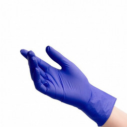 BENOVY   Перчатки нитриловые  50пар      Сиренево-голубые   M