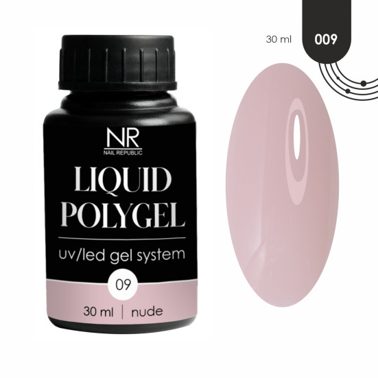 NAIL REPUBLIC   Liquid Polygel   #09   30мл   Жидкий полигель