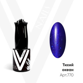 VOGUE NAILS Гель-лак с блестками 10мл ТИХИЙ ОКЕАН
