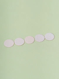 ALGEBRA BEAUTY SOFT WHITE Тонкие M (20мм) #100 (50шт) Сменные файлы для педикюрного диска без подложки