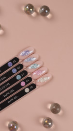 KLIO  Гель-лак со слюдой   5г (банка)   ELITE  GEL   #04   (СНЯТО)