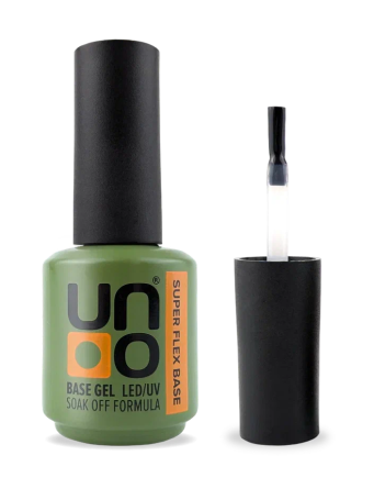 UNO   База прозрачная жидкая (для подложки)   Base   SUPER FLEX   8мл (8г)