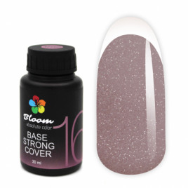 BLOOM   Base Strong COVER   #16   30мл (бутылка)   База камуфлирующая жесткая