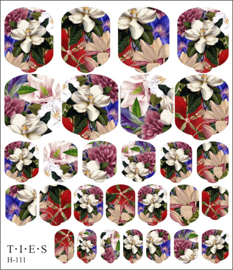 TIES   Пленка для педикюра   H-111   (СНЯТО)