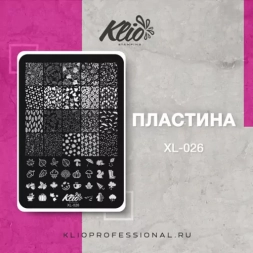 KLIO Пластина для стемпинга XL-026