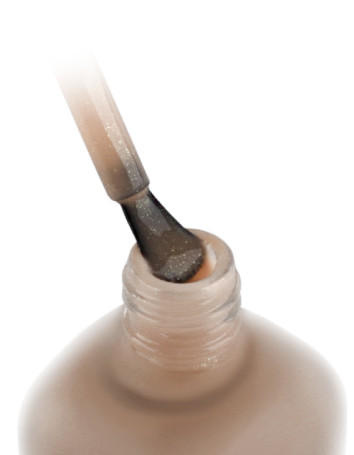 IQ BEAUTY   Gold Hardener  NUDE   12,5мл   Укрепитель  для ослабленных и ломких ногтей с коллоидным золотом