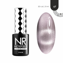 NAIL REPUBLIC CAT #067 5D 10мл Гель-лак кошачий глаз