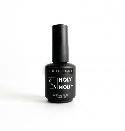 HOLY MOLLY   Топ без л/с   Top   BRILLIANT   30мл   (флакон с кистью)