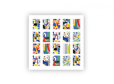 ONIQ Слайдеры для нейл-дизайна. Transfer: Abstraction #1