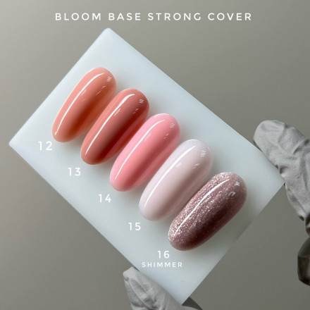 BLOOM   Base Strong COVER   #16   50мл (бутылка)   База камуфлирующая жесткая