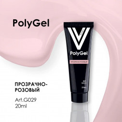 VOGUE NAILS  PolyGel прозрачно-розовый 20мл