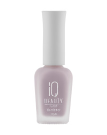 IQ BEAUTY Gold Hardener LILAC 12,5мл Укрепитель для ослабленных и ломких ногтей с коллоидным золотом