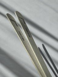 ONE NAIL   Пилка капля на дереве   БЕЛАЯ   180/240   (100шт)   [42]