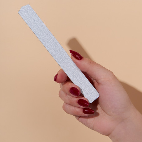 ALGEBRA BEAUTY   HARD GRAY   Тонкие   L Plus   #180   (50шт)   Сменные  файлы для пилки без подложки