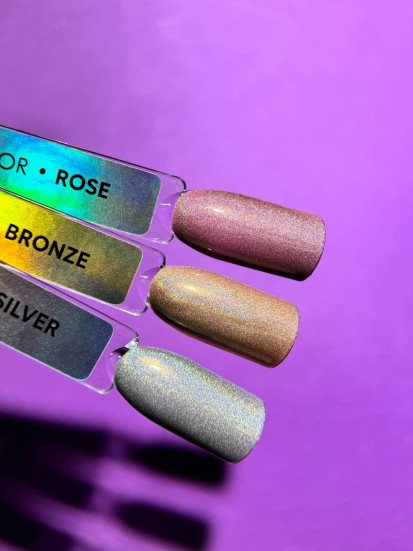 GRAPE   Гель-краска голографическая   5г   Illusion Color   BRONZE