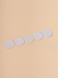 ALGEBRA BEAUTY SOFT WHITE Тонкие L (25мм) #80 (50шт) Сменные файлы для педикюрного диска без подложки