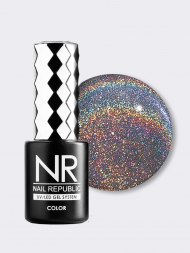 NAIL REPUBLIC   Гель-лак кошачий глаз   10мл   Wow-Meow CAT   #072