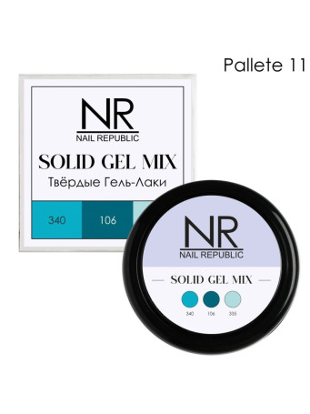 NAIL REPUBLIC   SOLID MIX #11   15г   Гель-лак твердый