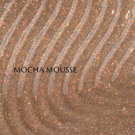 ALTA NIVELO   Гель для моделирования с шиммером   Gel Black   MOCHA MOUSSE   15г