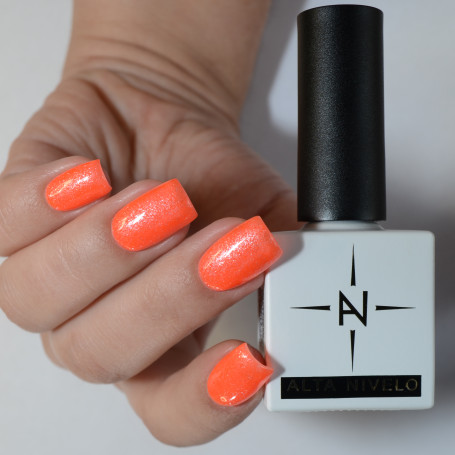 ALTA NIVELO   Гель-лак неоновый с поталью   10мл   ECSTASY   #215