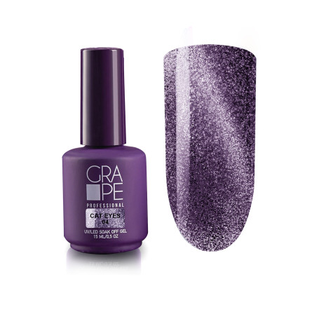 GRAPE  Гель-лак кошачий глаз CAT EYES  15мл   №04