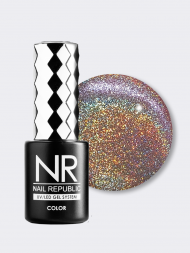 NAIL REPUBLIC   Гель-лак кошачий глаз   10мл   Wow-Meow CAT   #073