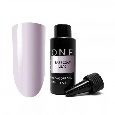 ONE NAIL   Base LILAC   50мл (бутылка)   База прозрачная жесткая