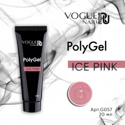 VOGUE NAILS  PolyGel ICE PINK 20мл