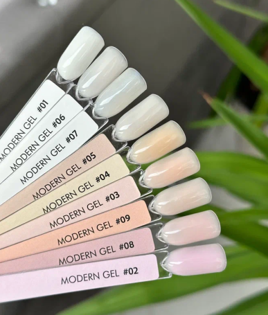 ONE NAIL &amp; GRAPE   Gel MODERN   CLEAR   30г (шайба)    Гель для моделирования средней консистенции для верхних форм   Limited