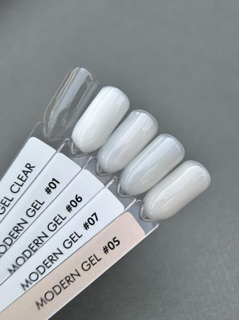 ONE NAIL &amp; GRAPE   Gel MODERN   CLEAR   30г (шайба)    Гель для моделирования средней консистенции для верхних форм   Limited