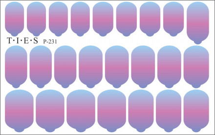 TIES   Пленка для маникюра   P-231