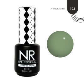 NAIL REPUBLIC   Base VELOUR   #103   15мл   База камуфлирующая цветная