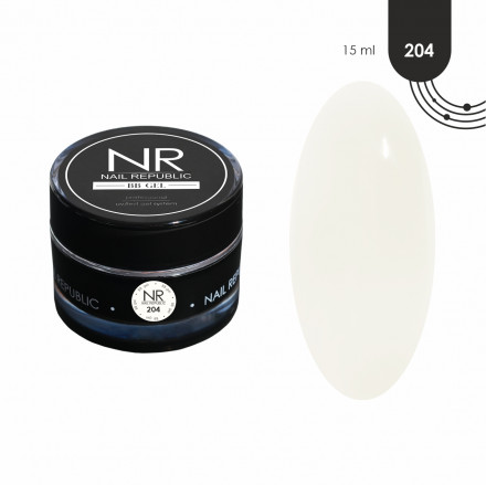 NAIL REPUBLIC   Гель моделирующий полупрозрачный густой   BB-GEL Classic   #204   15г