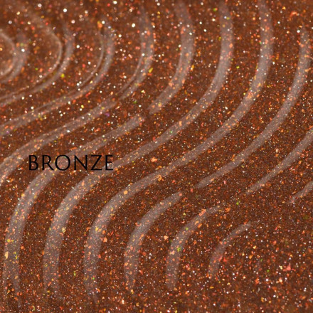 ALTA NIVELO   Гель для моделирования с шиммером   Gel Black   BRONZE   15г