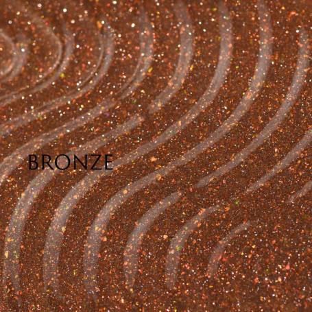 ALTA NIVELO   Гель для моделирования с шиммером   Gel Black   BRONZE   15г