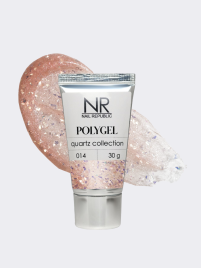 NAIL REPUBLIC   PolyGel QUARTZ   #14   30г   Полигель с шиммером
