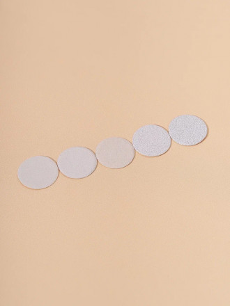 ALGEBRA BEAUTY   SOFT WHITE   Тонкие   L (25мм)   #150   (50шт)   Сменные файлы  для педикюрного диска без подложки